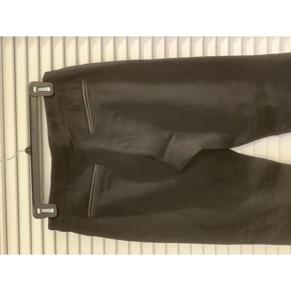 IRO Black Tapered Dress Pant Trouser 38 Luxury Fancy Night Out Sleek Flat Front - Picture 5 of 6